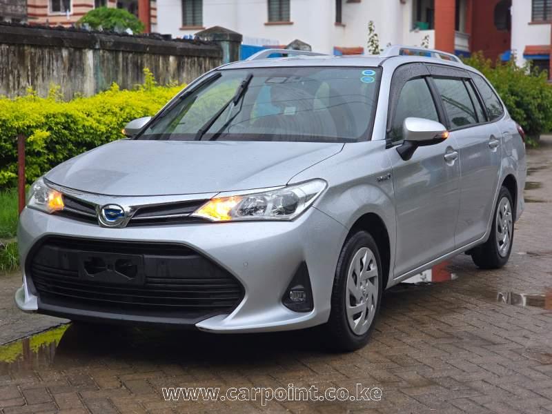 Toyota Fielder, Hybrid, 2018, Silver - Car Point Mombasa - Cars for ...